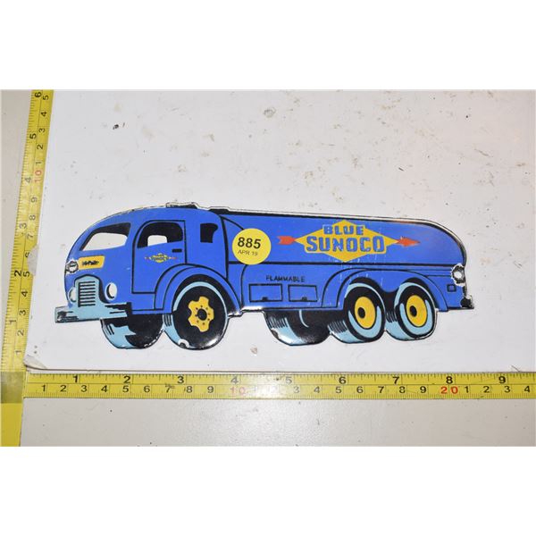 Sunoco oil fantasy sign porcelain