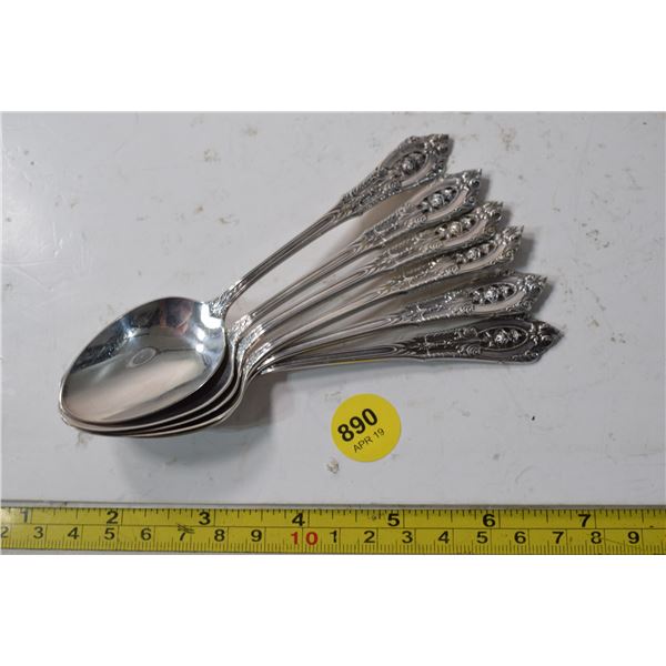 Wallace sterling roseprint  spoons 113.80 grams