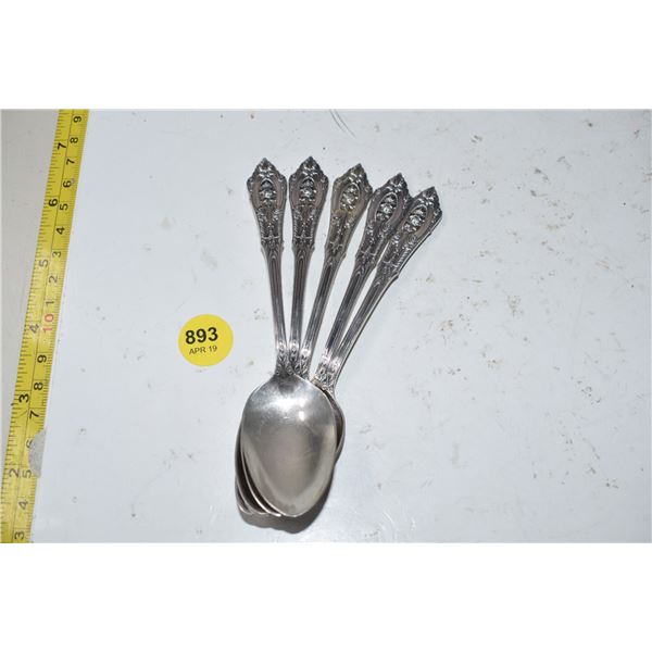 Wallace sterling roseprint  spoons 94 grams