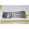 Image 1 : Wallace sterling roseprint  forks 203.0 grams
