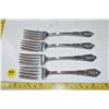 Image 1 : Wallace sterling roseprint  forks 142.0 grams