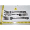Image 1 : Wallace sterling roseprint  forks 158.0 grams