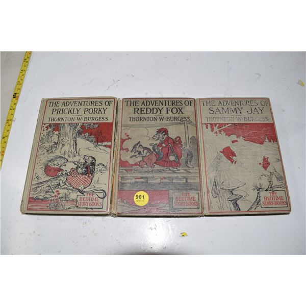 3 early thorton w burgess books