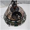 Image 2 : plastic stained ceiling lamp 18" diameter