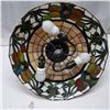 Image 3 : plastic stained ceiling lamp 18" diameter