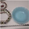 Image 2 : ceramic decorational bowls and serving tray