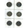 Image 2 : (2) 2002, (2) 2014 and (2) 2017 Canadian 50 Cents Coin.