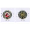 Image 2 : 2022 Canadian Toonie - 50th Anniversaruy Series-with color and without color.