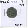 Image 1 : 1943 D USA Metal Penny.
