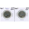 Image 1 : 1965 and 1967 USA Quarter.