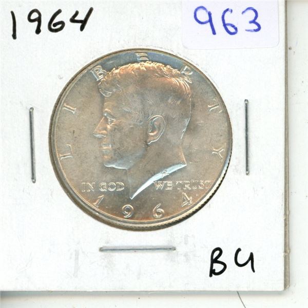 1964 JFK Half Dollar.