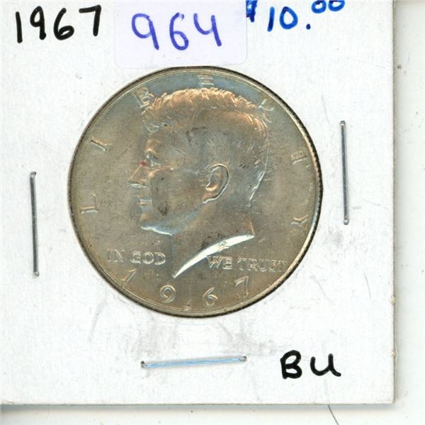 1967 JFK Half Dollar.