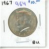 Image 1 : 1967 JFK Half Dollar.