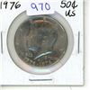 Image 1 : 1976 JFK Half Dollar.