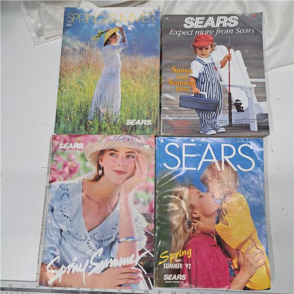 4 sears catalogs