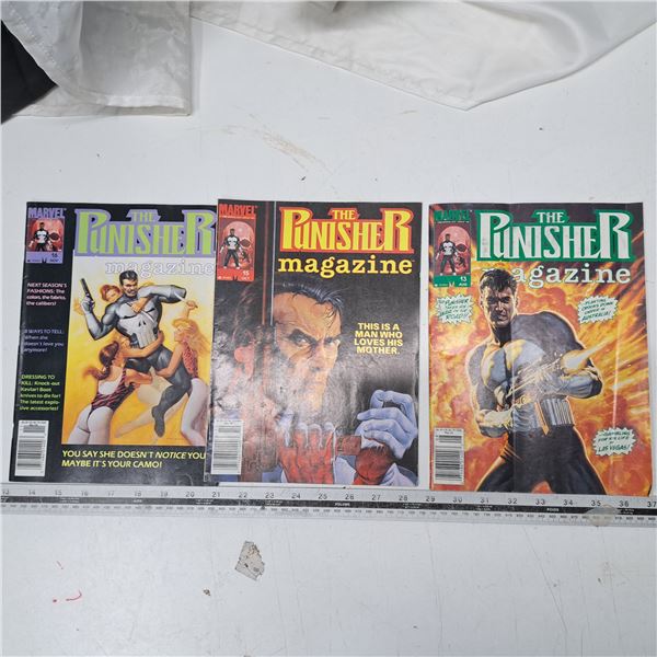 3 punisher comics