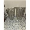 Image 2 : 1034 Vintage Water or Juice Pitchers 1 is Atlas 1 is Crystal Clear Industries Novelette Frosted Tuli