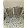 Image 3 : 1034 Vintage Water or Juice Pitchers 1 is Atlas 1 is Crystal Clear Industries Novelette Frosted Tuli