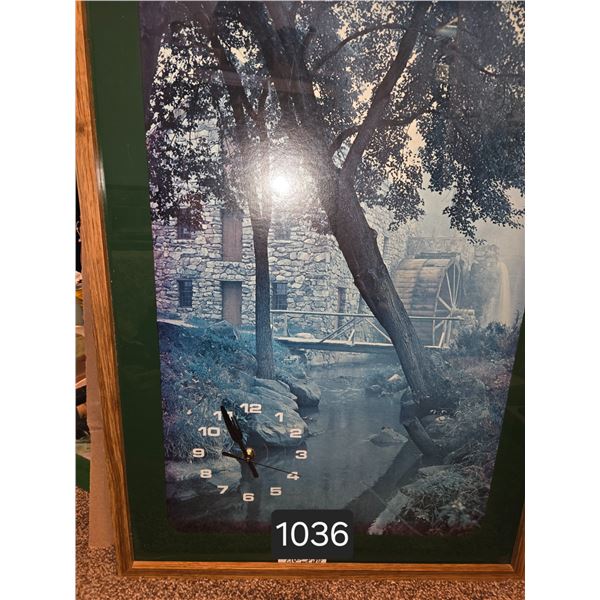 1036 Vintage Large Working Clock by Intercraft Industry