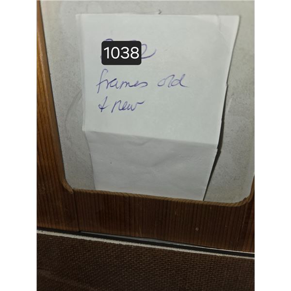 1038 Box of Frames old and New