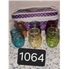 Image 2 : 1064 Vintage Owl Shooter or Shot glasses in a Carry Case