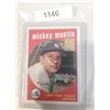Image 1 : 1996 Topps #9/19 Mickey Mantle 1959 Topps Reprint #10