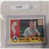 Image 1 : 1996 Topps #10/19 Mickey Mantle 1959 Topps Reprint #350