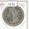 Image 1 : 1881S U.S.A. Morgan Dollar.