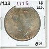 Image 1 : 1922 U.S.A. Peace Dollar.