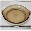 Image 1 : Vintage Amber Pyrex Pie Plate