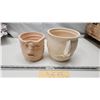 Image 1 : Two (2) “Pot Heads” Bisque Fired OK for Plant Pots Made by Local Potter