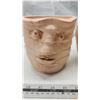 Image 3 : Two (2) “Pot Heads” Bisque Fired OK for Plant Pots Made by Local Potter