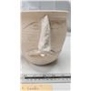 Image 4 : Two (2) “Pot Heads” Bisque Fired OK for Plant Pots Made by Local Potter