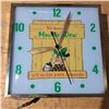Image 1 : Old mountain dew clock with repoduction face