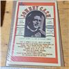 Image 1 : Johnny cash concert poster 17x12