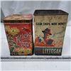 Image 1 : tetley tea tin and leytosan tin