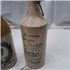 Image 1 : antique ceramic drink bottles, ginger ail