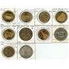 Image 1 : Lot of 10 Different Tokens.