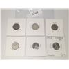 Image 2 : 6 - CDN SILVER DIMES 1938,48,51,52,  61&63-UNC