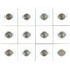 Image 2 : 12 – ROOSEVELT US SILVER DIMES 11-1954S, 1-63D