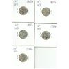 Image 3 : 29 – 1955D ROOSEVELT US SILVER DIMES ALL UNC