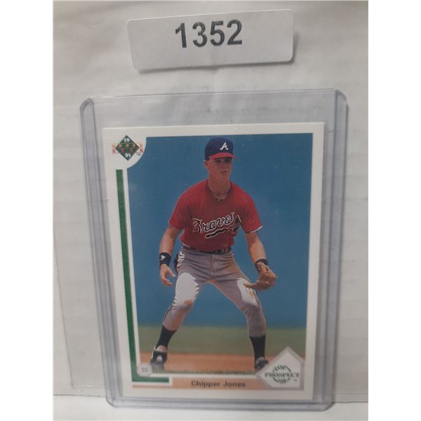 1991 UPPER DECK #55 CHIPPER JONES RC