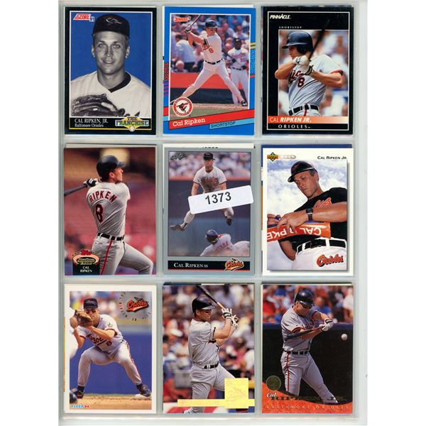 36 BASEBALL CARDS  18- CAL RIPKEN JR, 18- DEREK JETER