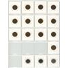 Image 2 : Page of Canadian One Cent and Ten Cent Coins.