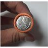 Image 2 : 2005 Roll of Canadian Twenty-Five Cent Coins - Uncirculated.
