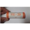 Image 2 : 2005 Roll of Canadian Twenty-Five Cent Coins - Uncirculated.