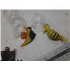 Image 4 : Vintage  Fish Hard Blawn Glass Figures.