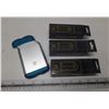 Image 2 : (3) Mini Torch (New) and Pocket Size Card Holder.