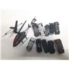 Image 5 : (10) Vintage Toys Cars and (1) Helicopter.