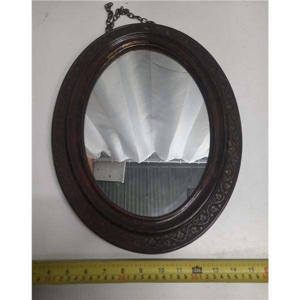 Vintage Oval Mirror (Height - 17")